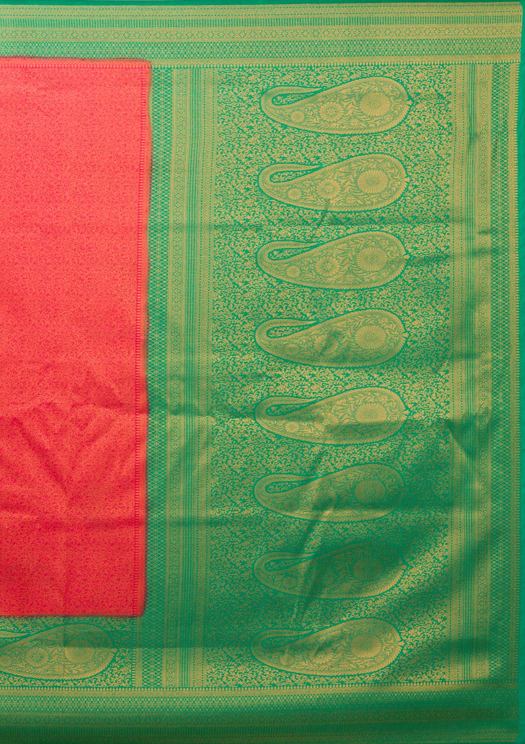 Red Zariwork Soft Silk Saree-Koskii