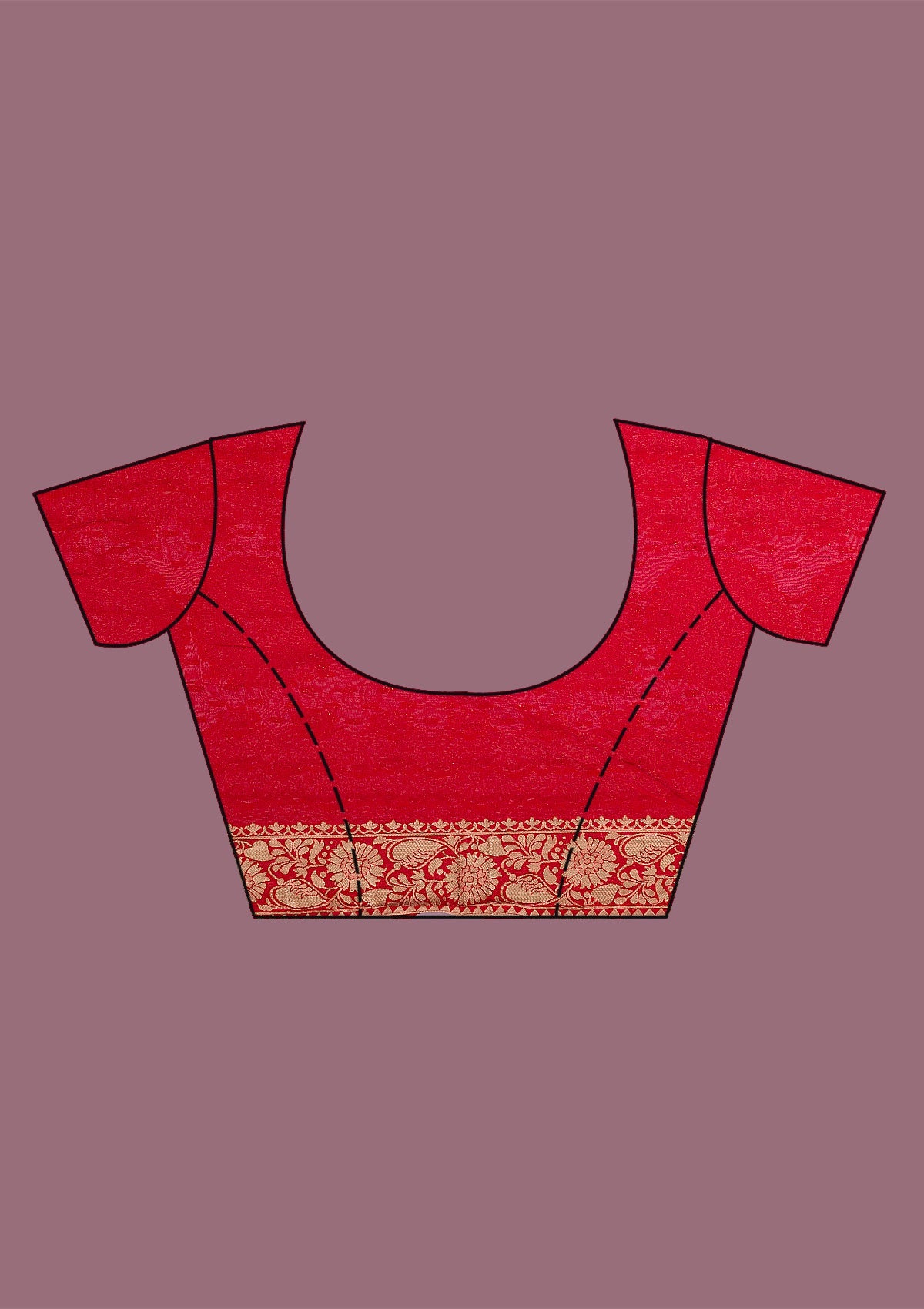 kosariii✴︎ Buy Red Zariwork Banarasi Silk Saree - Koskii