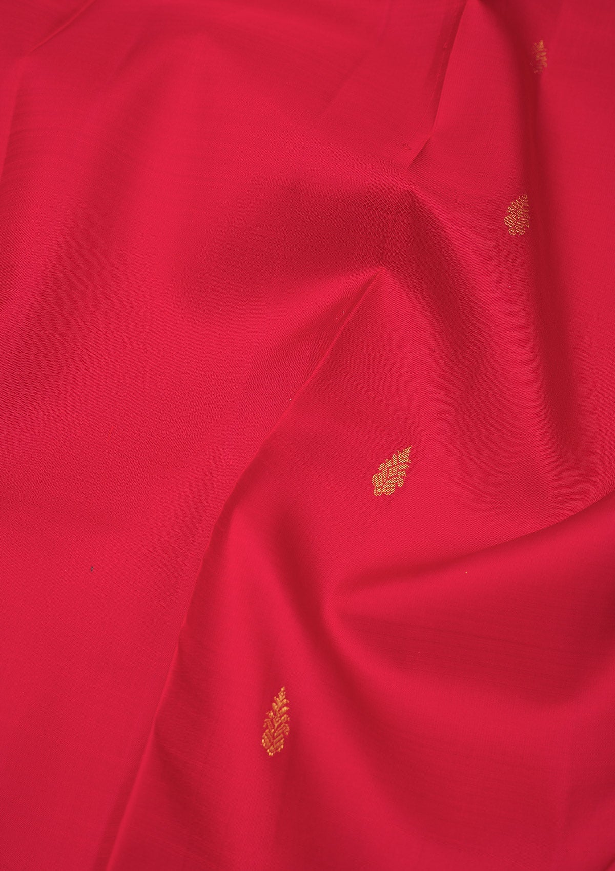 Red Zariwork Pure Silk Saree-Koskii