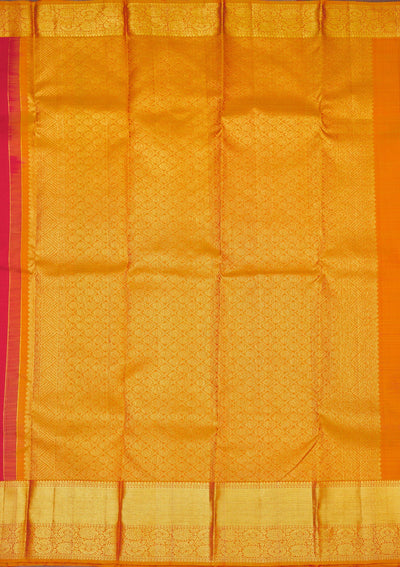 Red Zariwork Pure Silk Saree-Koskii