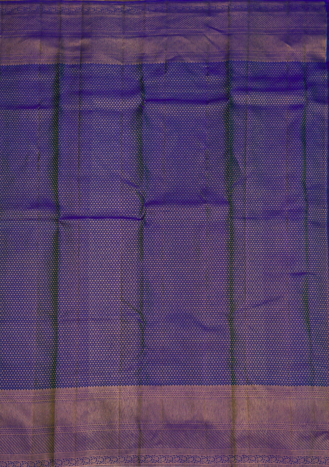 Royal Blue Zariwork Pure Silk Saree-Koskii