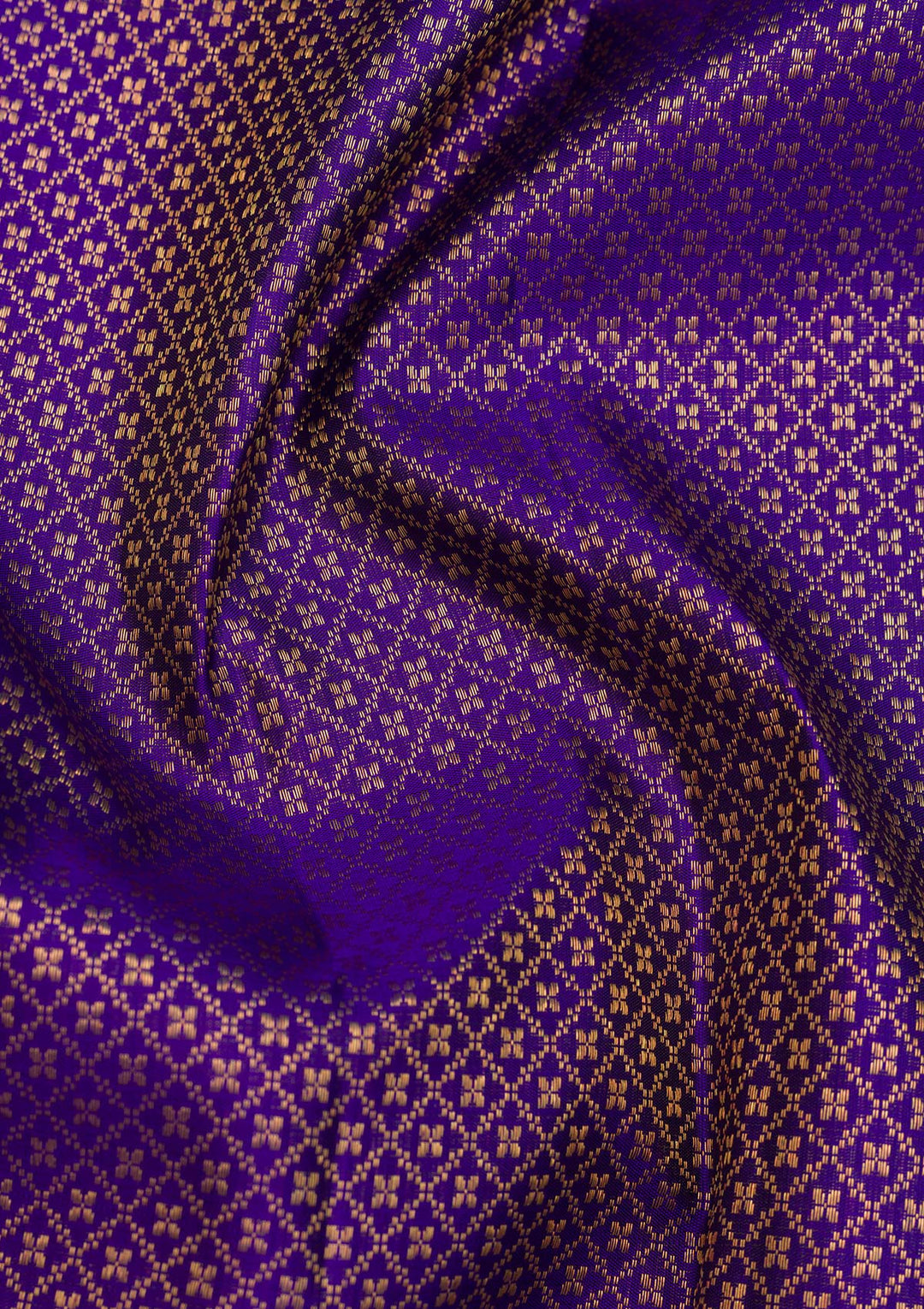 Royal Blue Zariwork Pure Silk Saree-Koskii