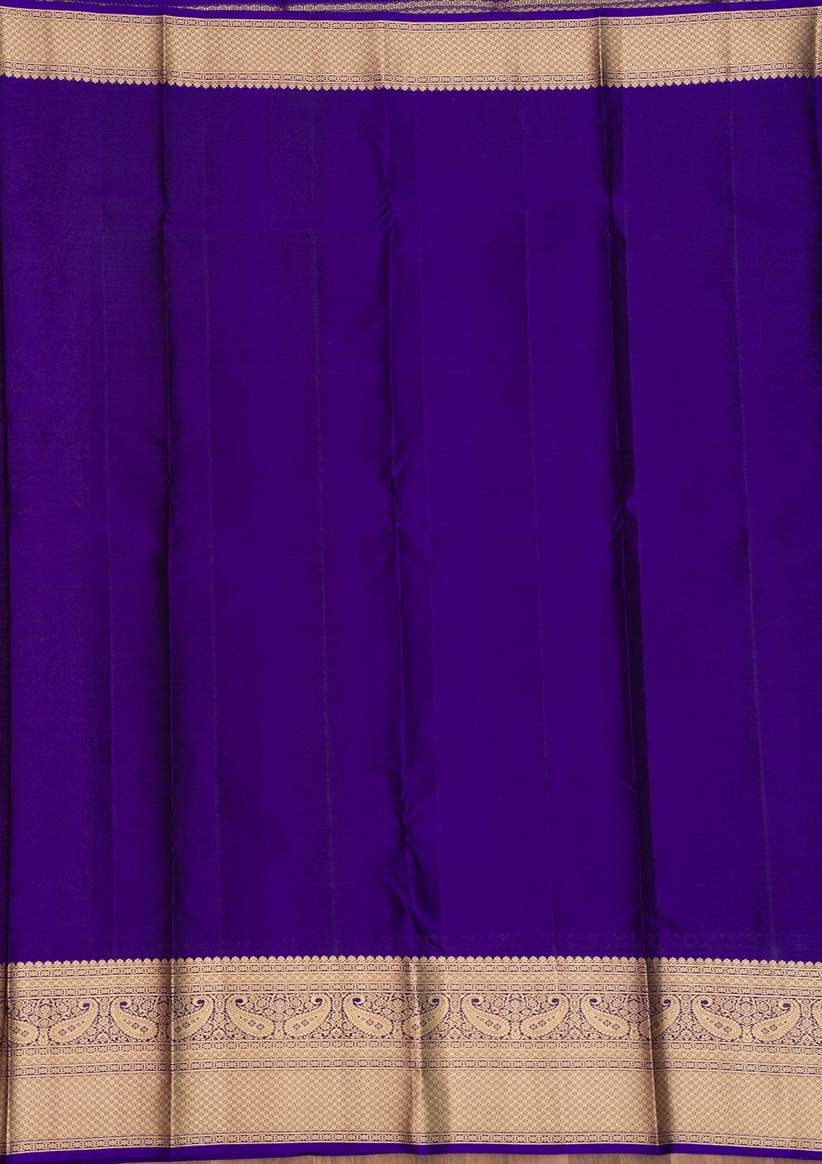 Royal Blue Zariwork Pure Silk Saree-Koskii