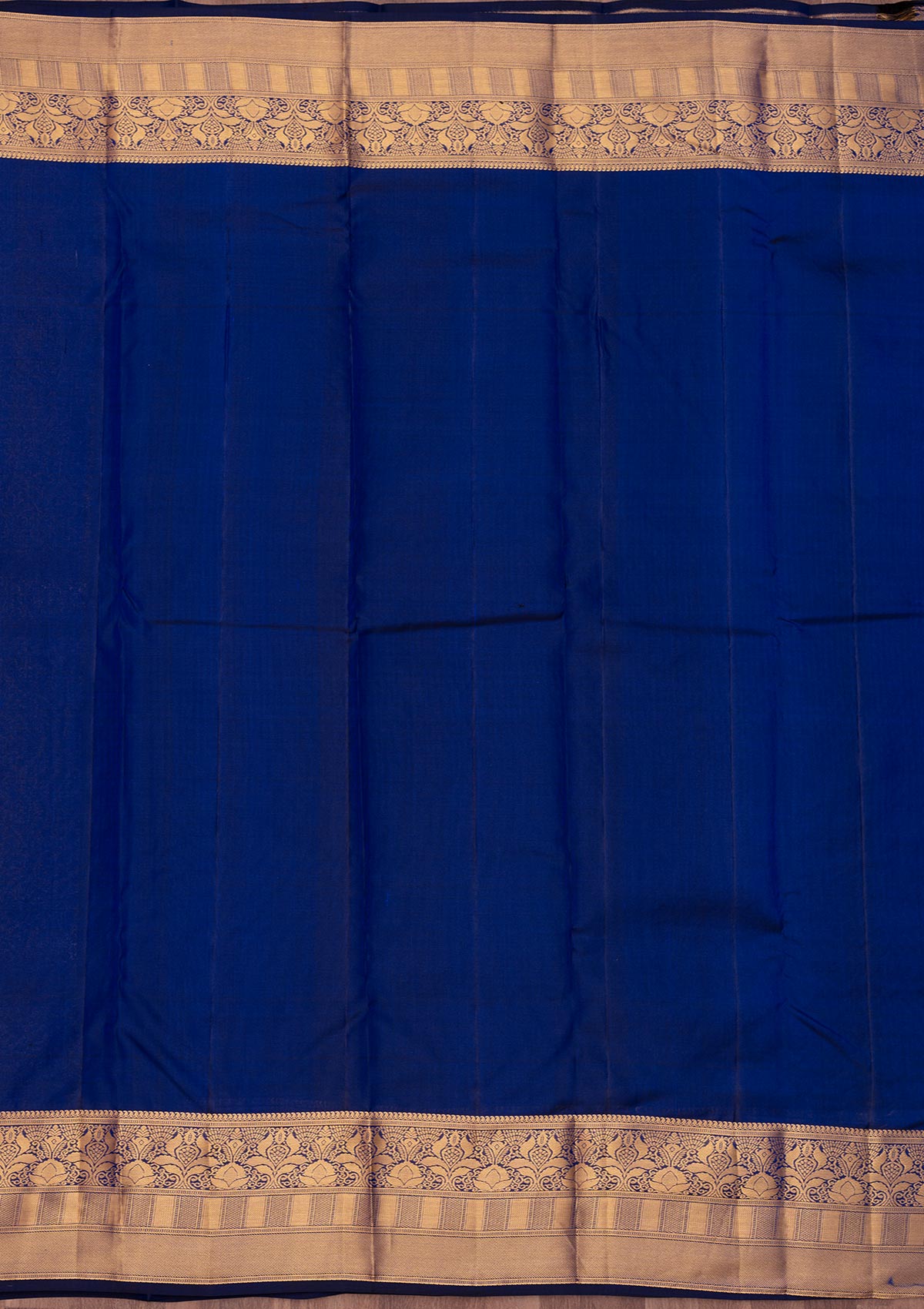 Royal Blue Zariwork Pure Silk Saree-Koskii