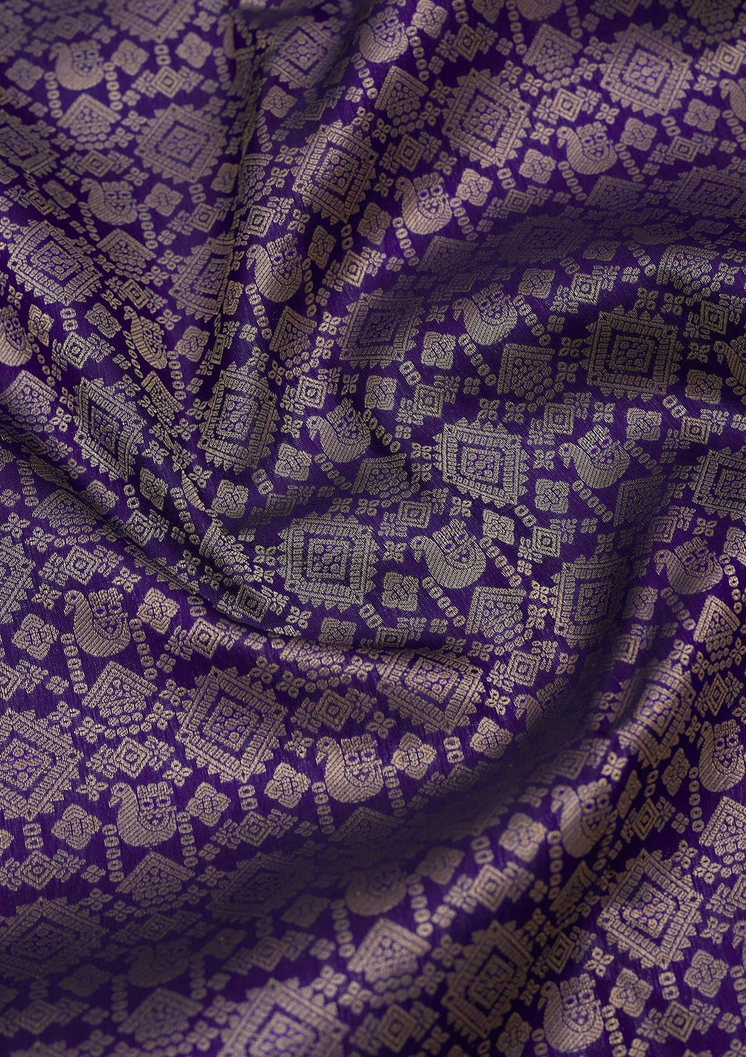 Royal Blue Zariwork Pure Silk Saree-Koskii
