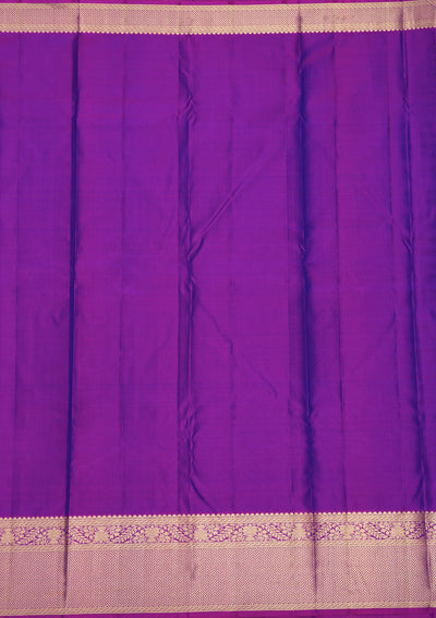 Royal Blue Zariwork Pure Silk Saree-Koskii