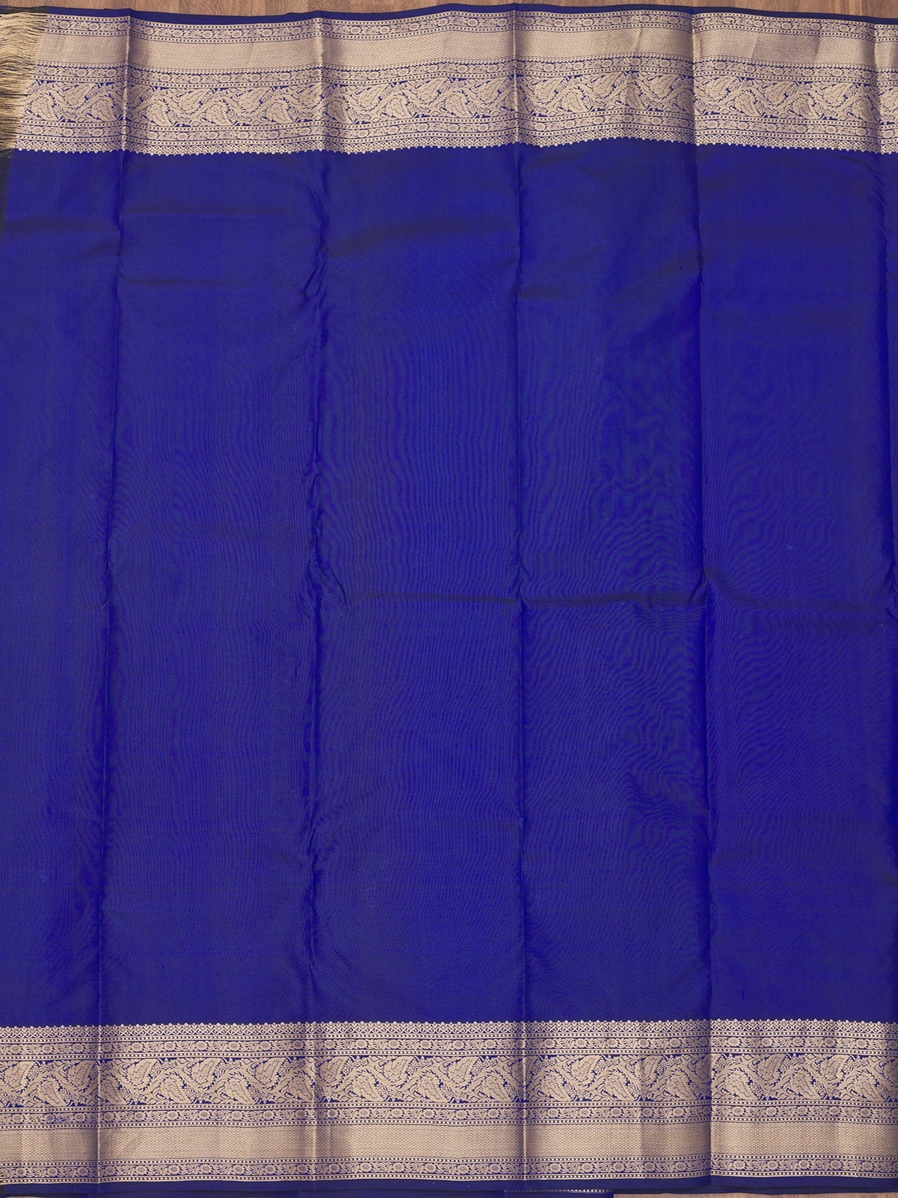 Royal Blue Zariwork Pure Silk Saree