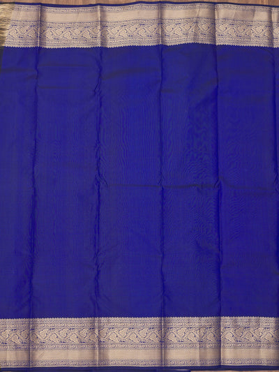 Royal Blue Zariwork Pure Silk Saree