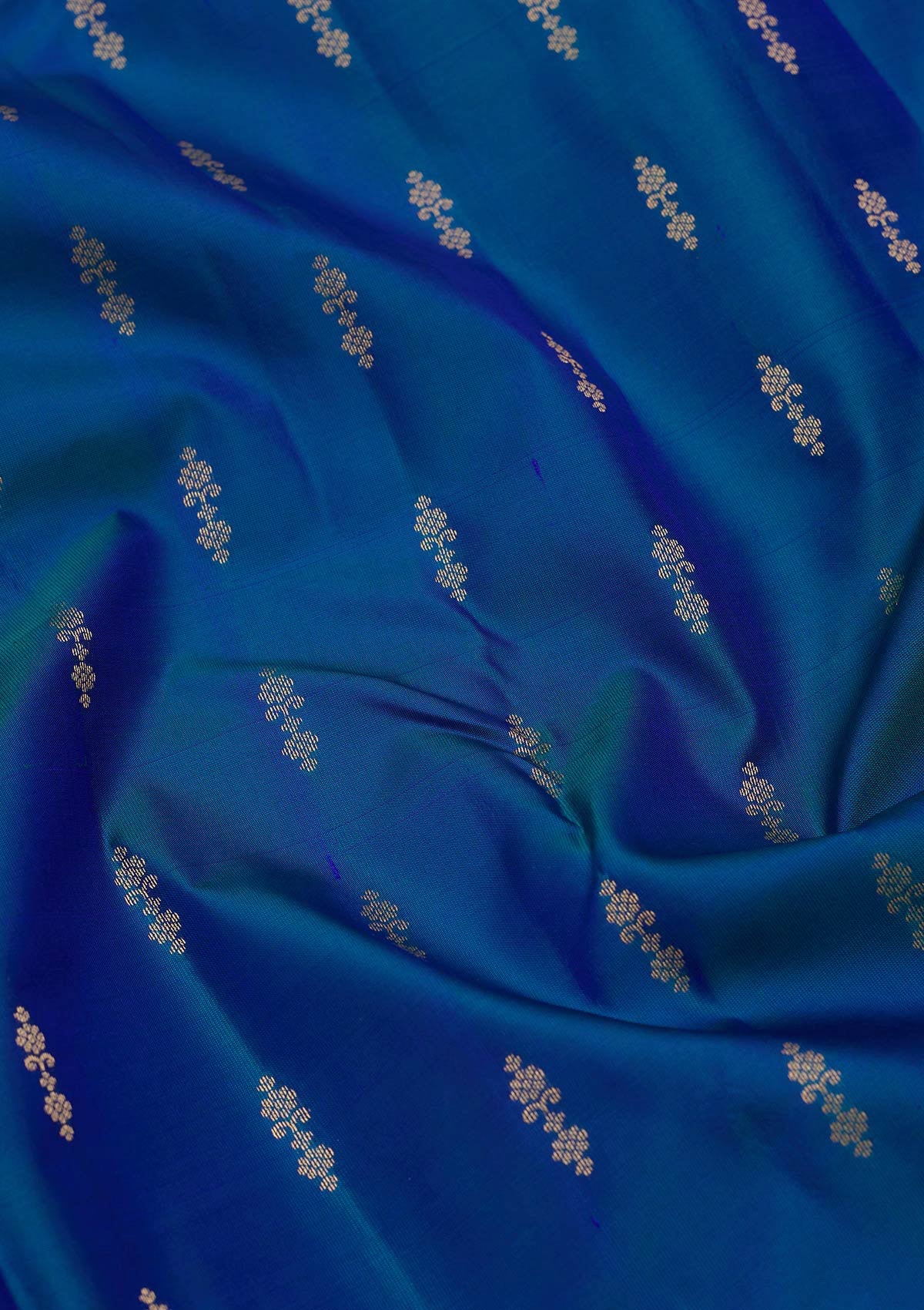 Royal Blue Zariwork Pure Silk Saree