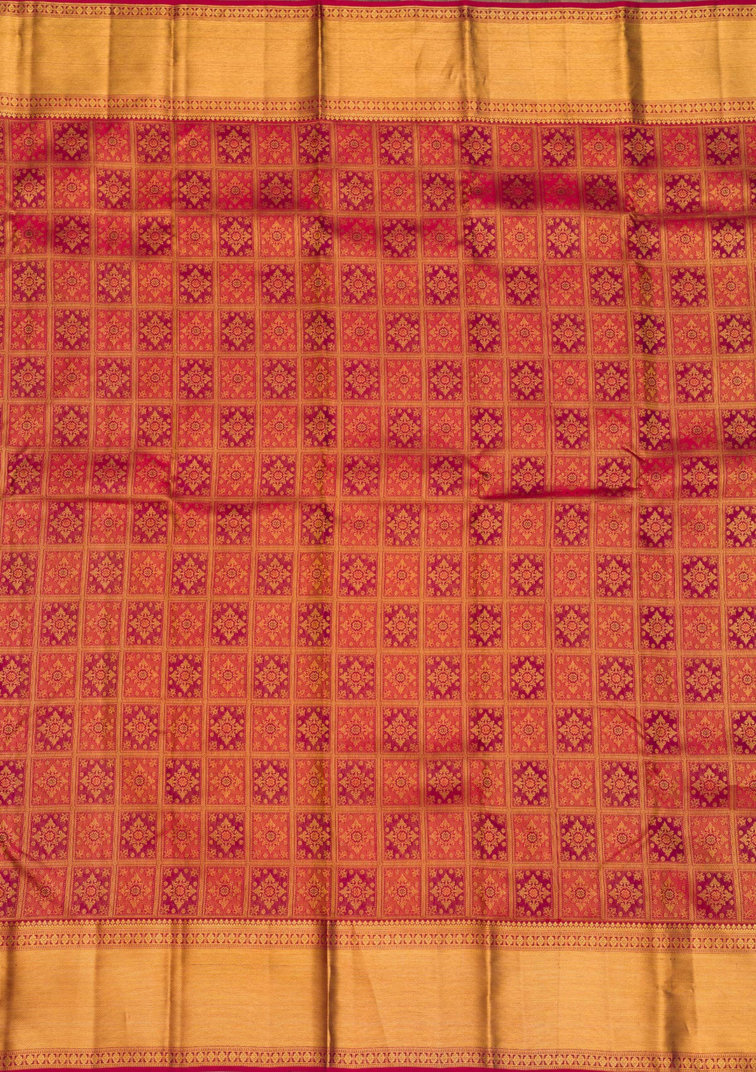 Maroon Zariwork Pure Silk Saree-Koskii