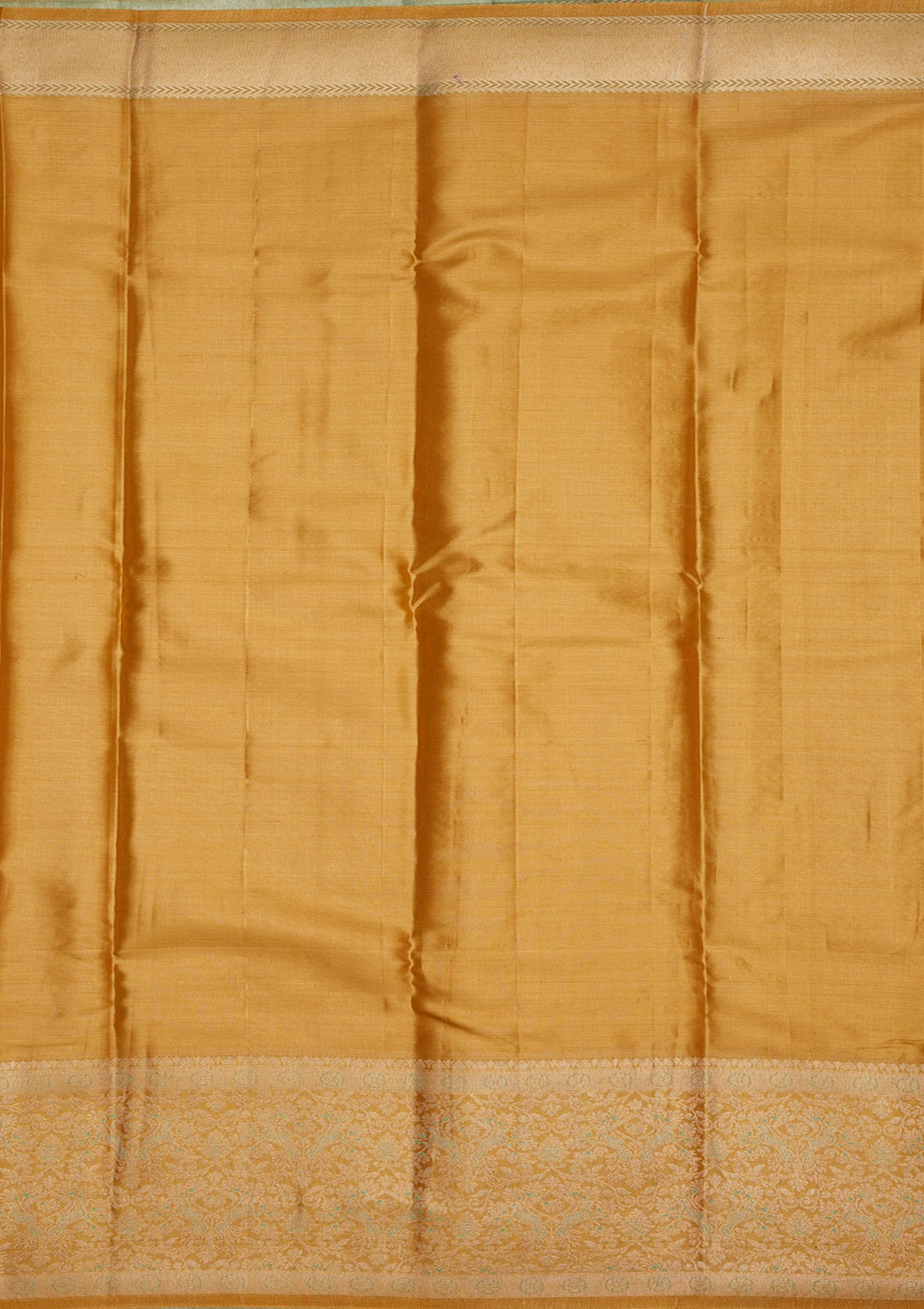 Sea Green Zariwork Pure Silk Saree-Koskii