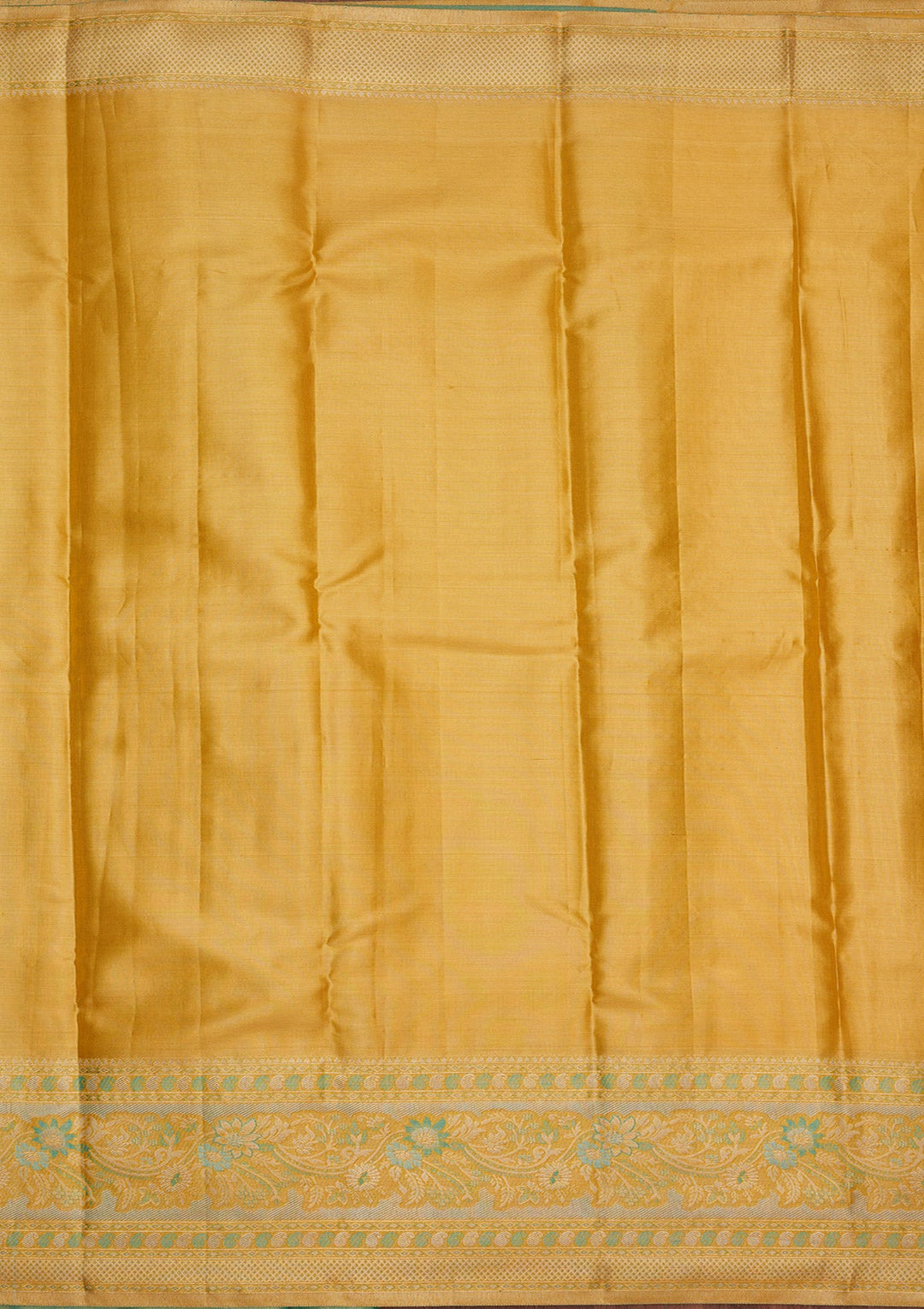 Sea Green Zariwork Pure Silk Saree-Koskii