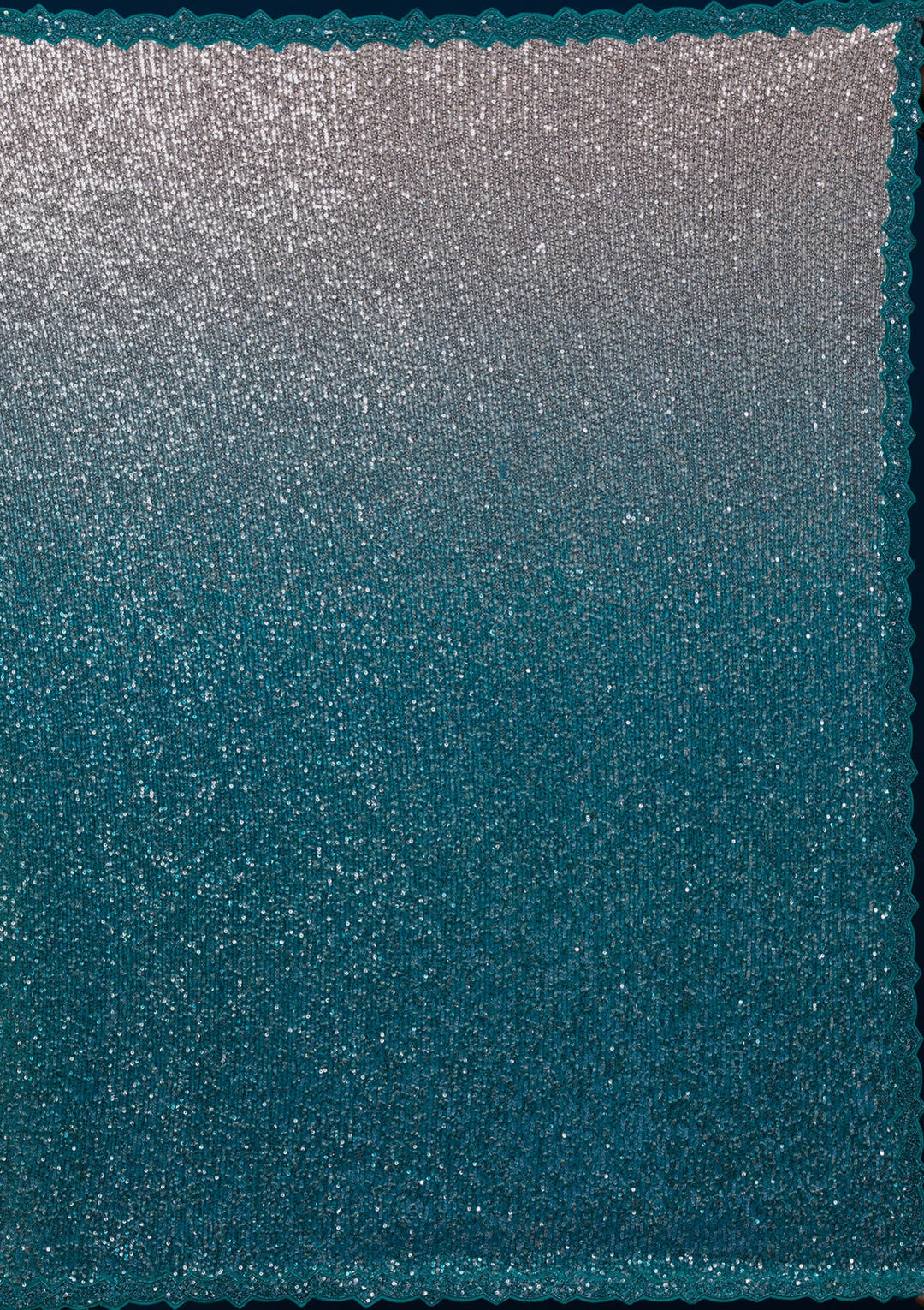 Sea Green Sequins Georgette Saree-Koskii