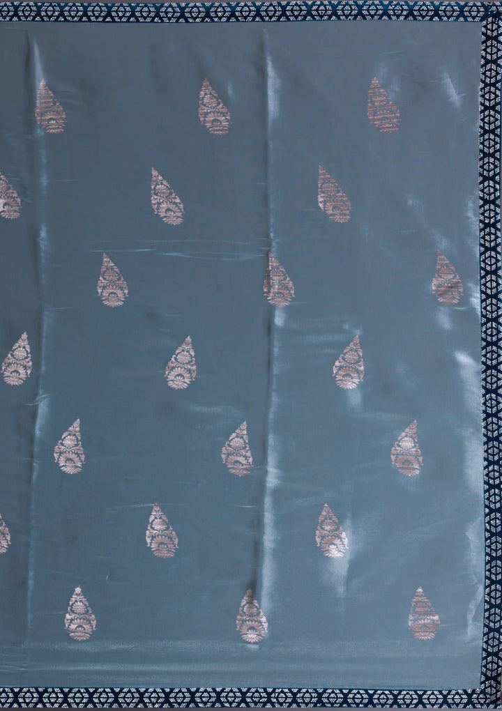 Peach Stonework Georgette Designer Saree-Koskii