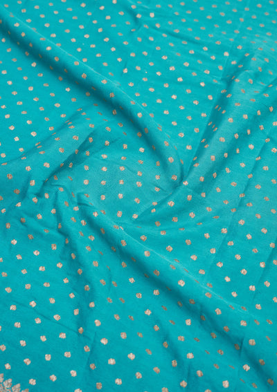 Sea Green Zariwork Art Silk Saree
