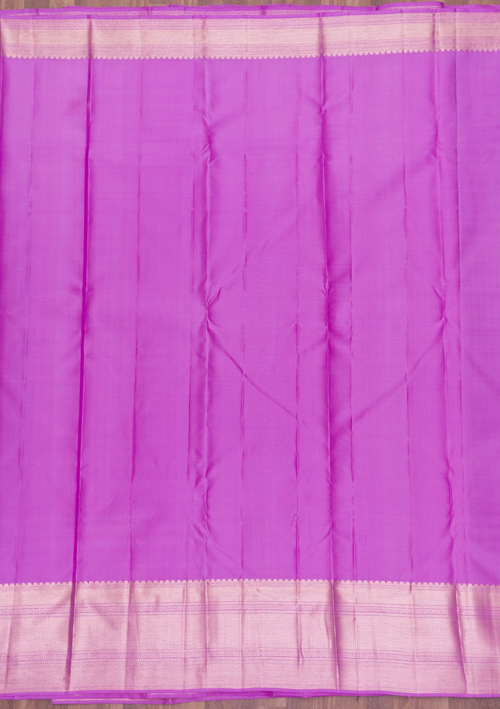 Sea Green Zariwork Pure Silk Saree-Koskii