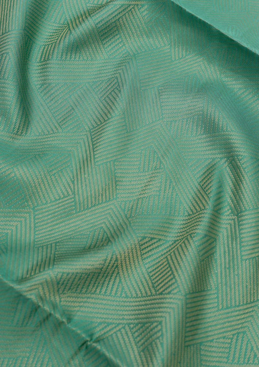 Sea Green Zariwork Pure Silk Saree-Koskii