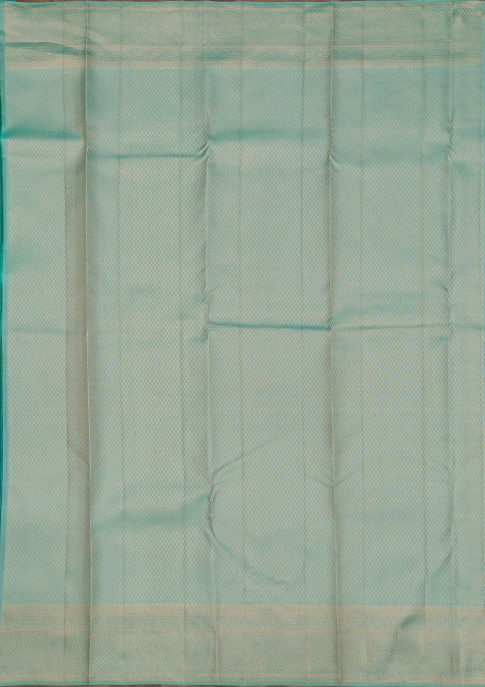 Sea Green Zariwork Pure Silk Saree-Koskii