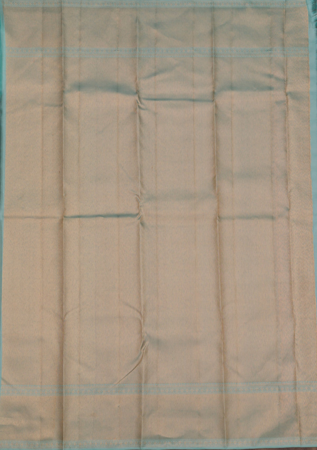 Sea Green Zariwork Pure Silk Saree-Koskii