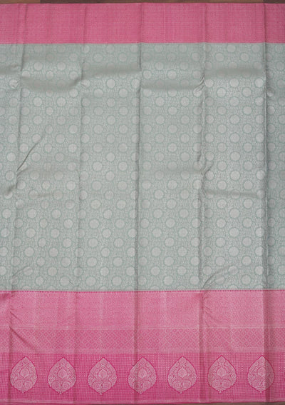 Sea Green Zariwork Pure Silk Saree