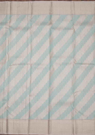 Sea Green Zariwork Pure Silk Saree