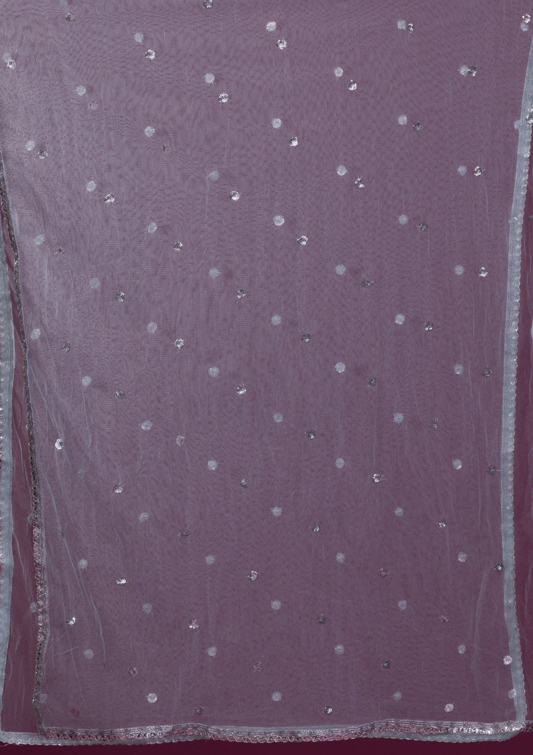 Sky Blue Sequins Georgette Readymade Salwar Kameez-Koskii