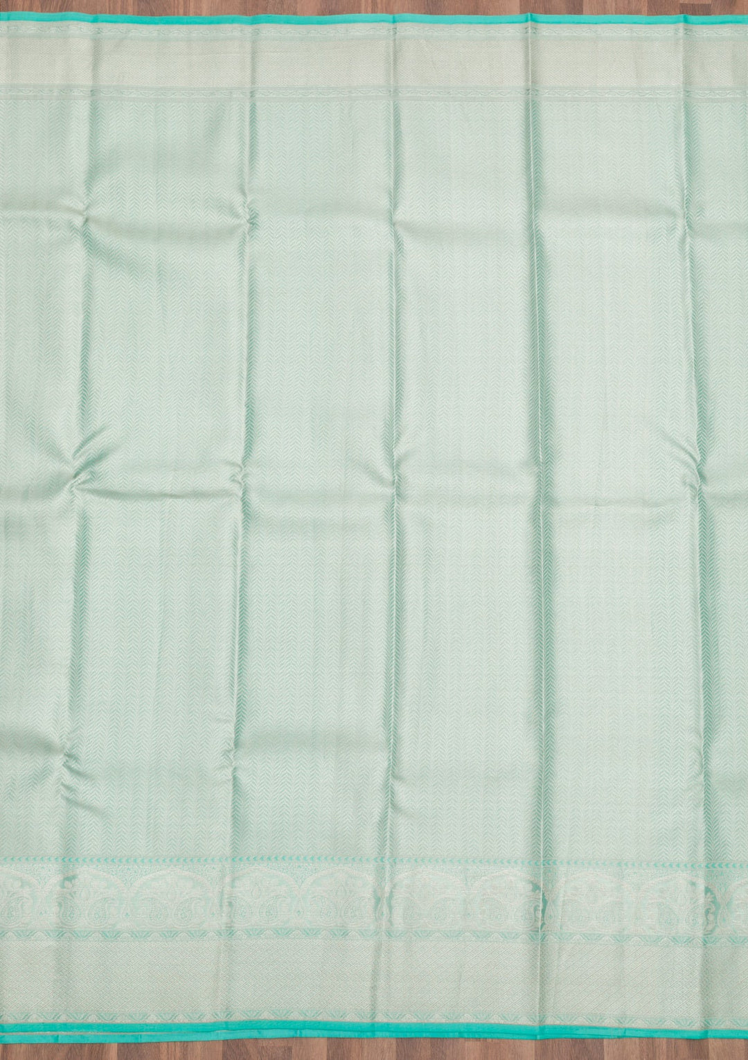 Sky Blue Zariwork Pure Silk Saree-Koskii