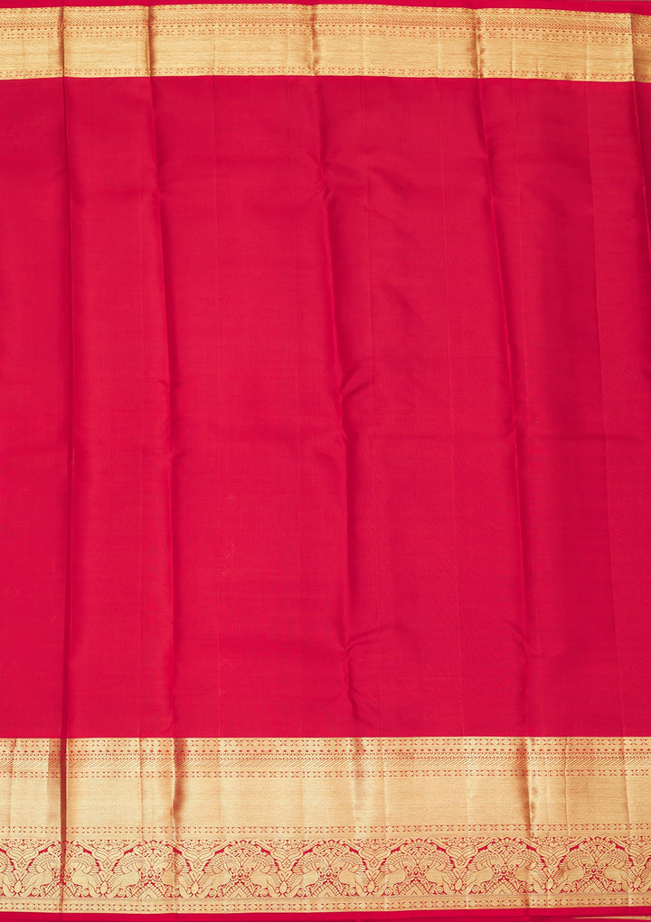 Sky Blue Zariwork Pure Silk Saree-Koskii