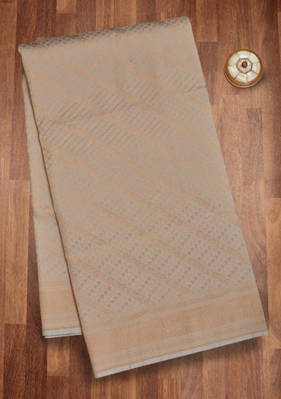 Sky Blue Zariwork Pure Silk Saree-Koskii