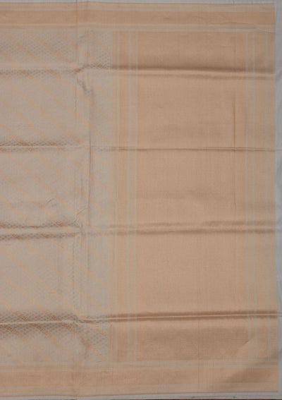 Sky Blue Zariwork Pure Silk Saree-Koskii