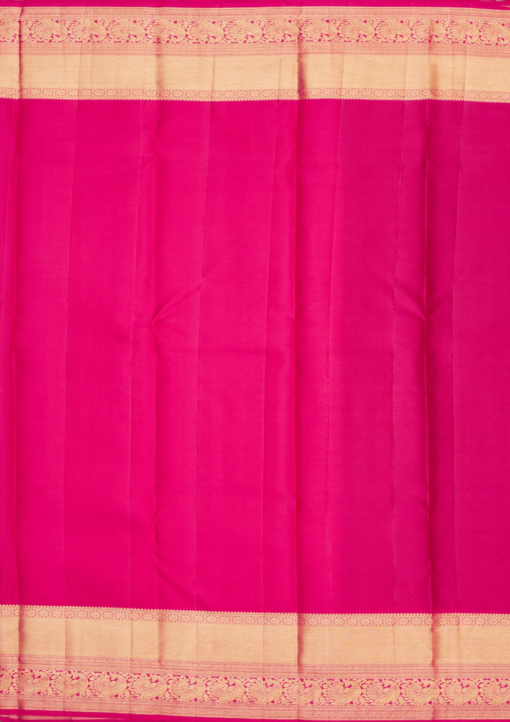 Turquoise Blue Zariwork Pure Silk Saree-Koskii