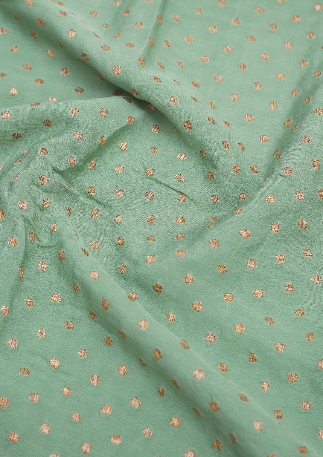 Turquoise Blue Zariwork Pure Silk Saree