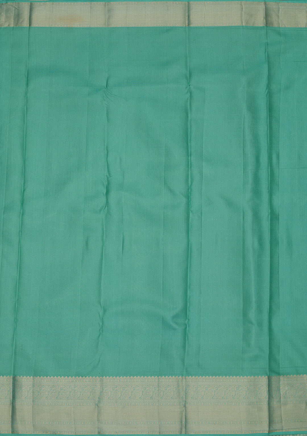 Turquoise Blue Zariwork Pure Silk Saree-Koskii