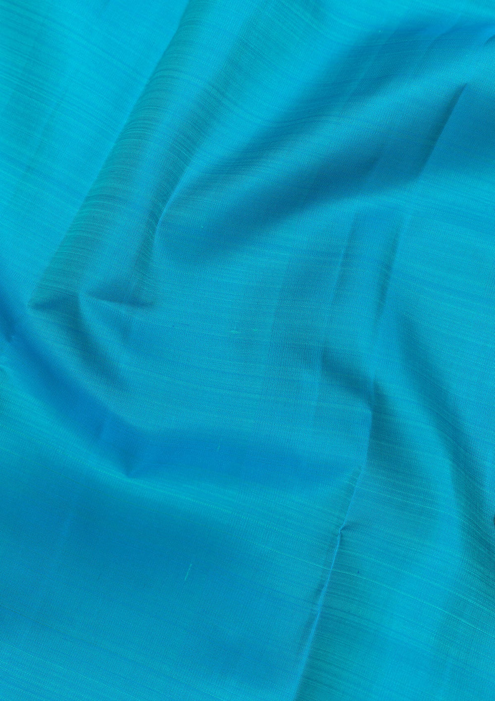 Turquoise Blue Zariwork Pure Silk Saree-Koskii