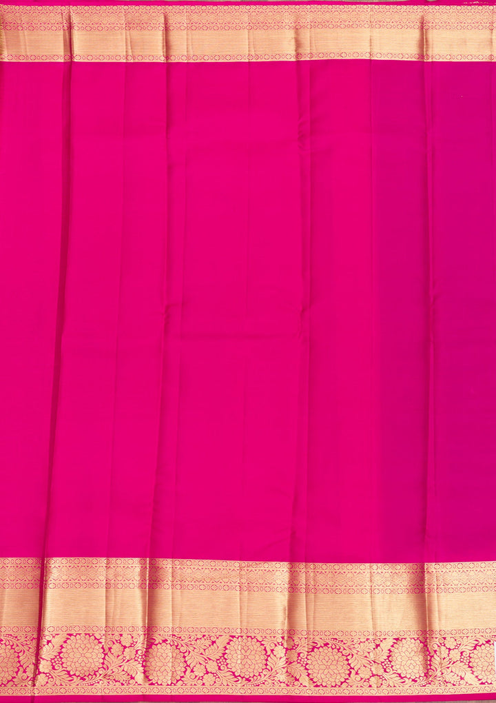 Turquoise Blue Zariwork Pure Silk Saree-Koskii