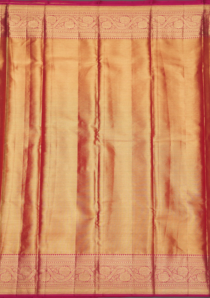 Turquoise Blue Zariwork Pure Silk Saree-Koskii