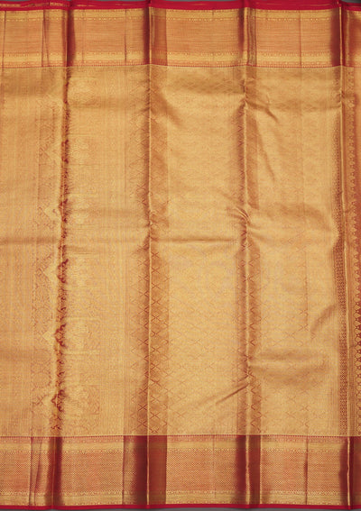 White Zariwork Pure Silk Saree-Koskii