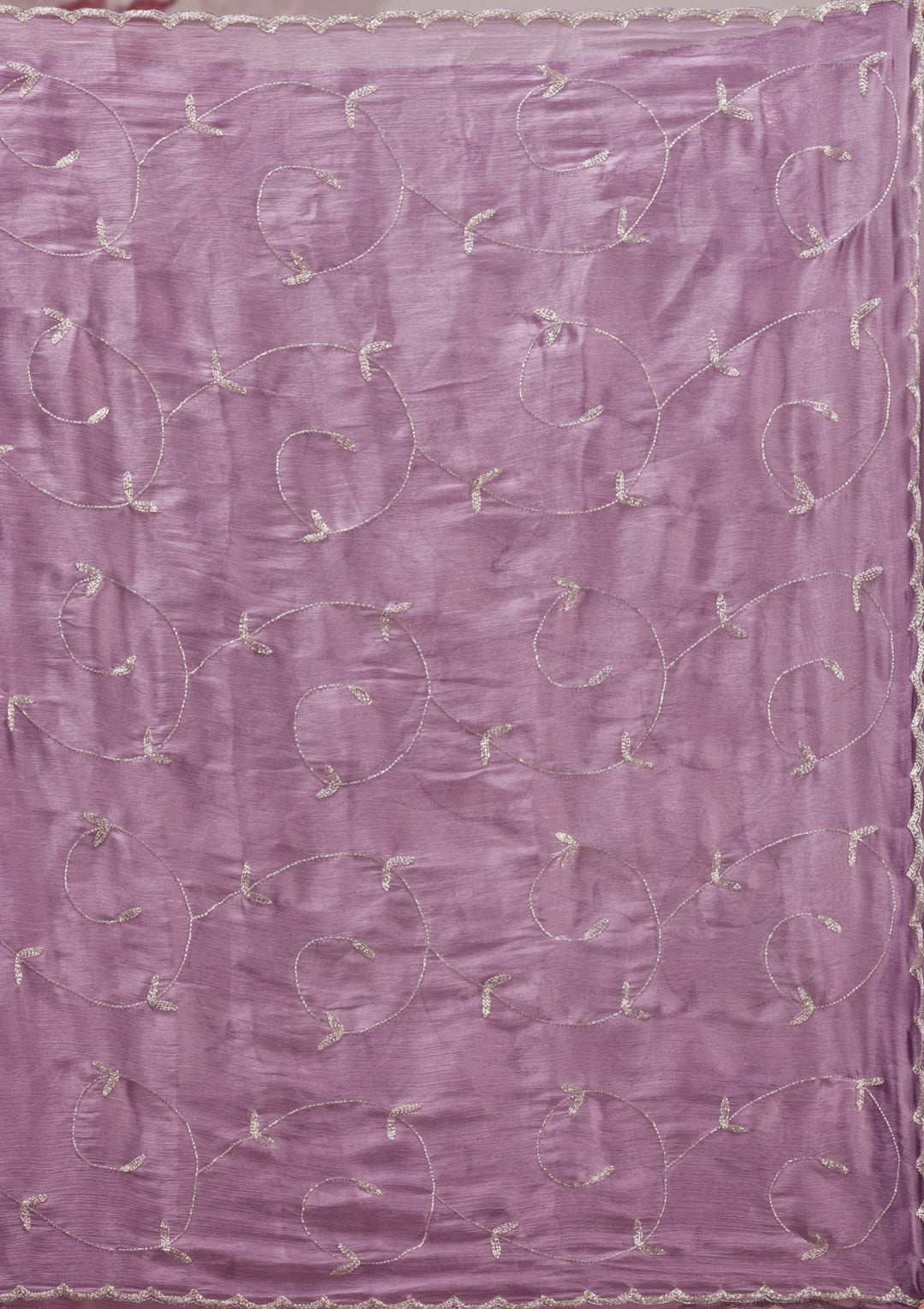 Lavender Cutdana Tissue Saree-Koskii
