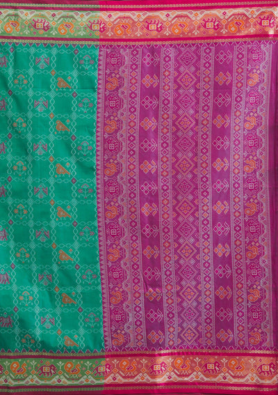 Wine Printed Silk Saree-Koskii