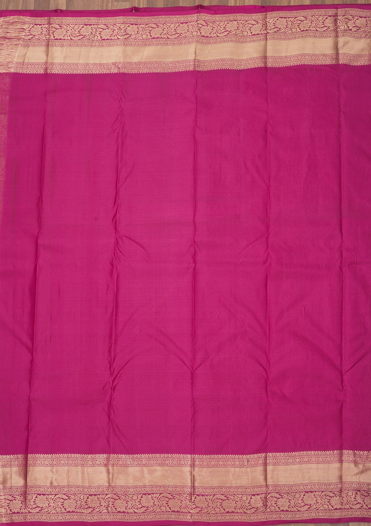 Wine Zariwork Pure Silk Saree-Koskii