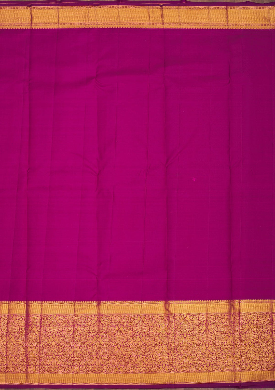 Wine Zariwork Pure Silk Saree-Koskii