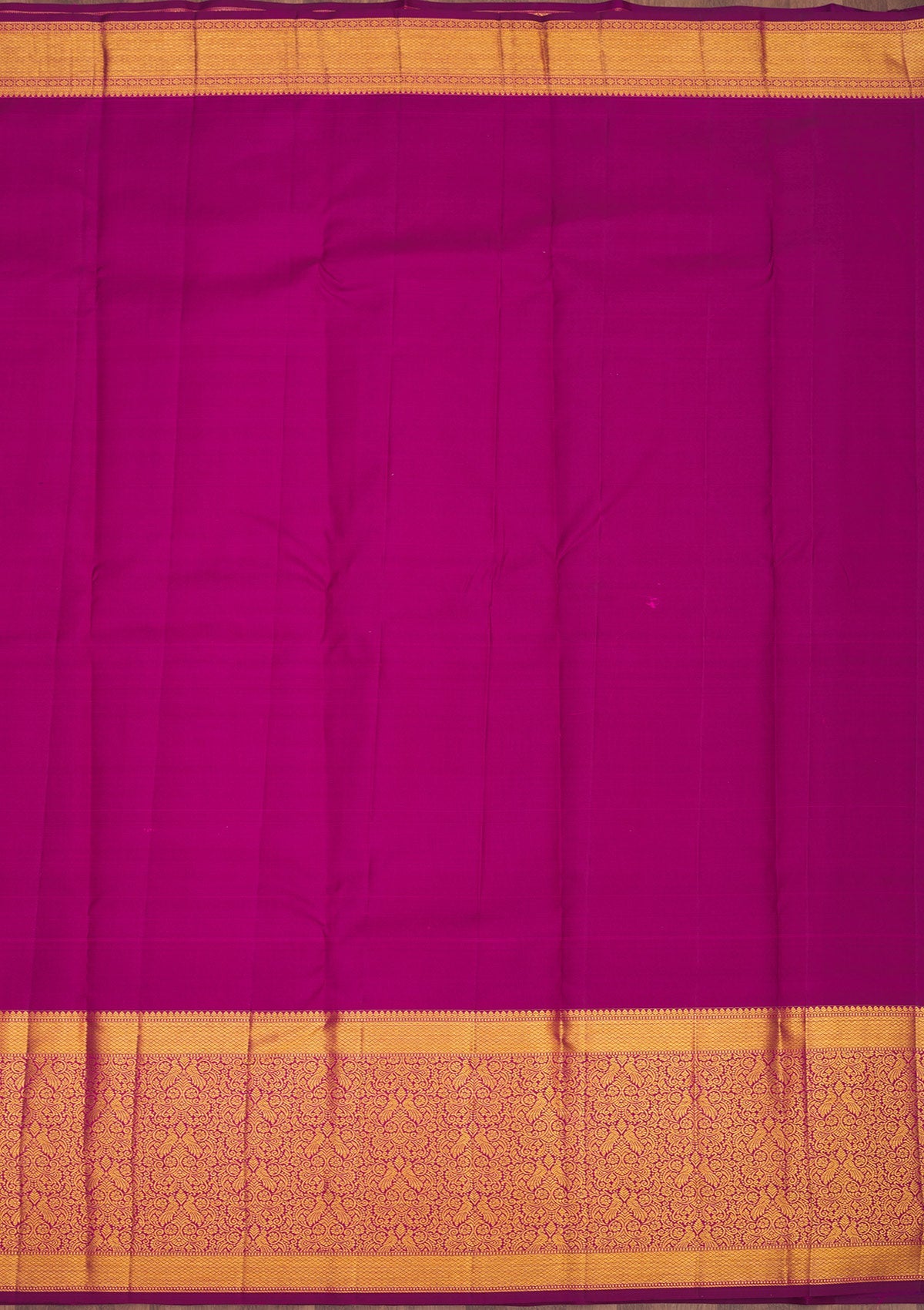 Wine Zariwork Pure Silk Saree-Koskii