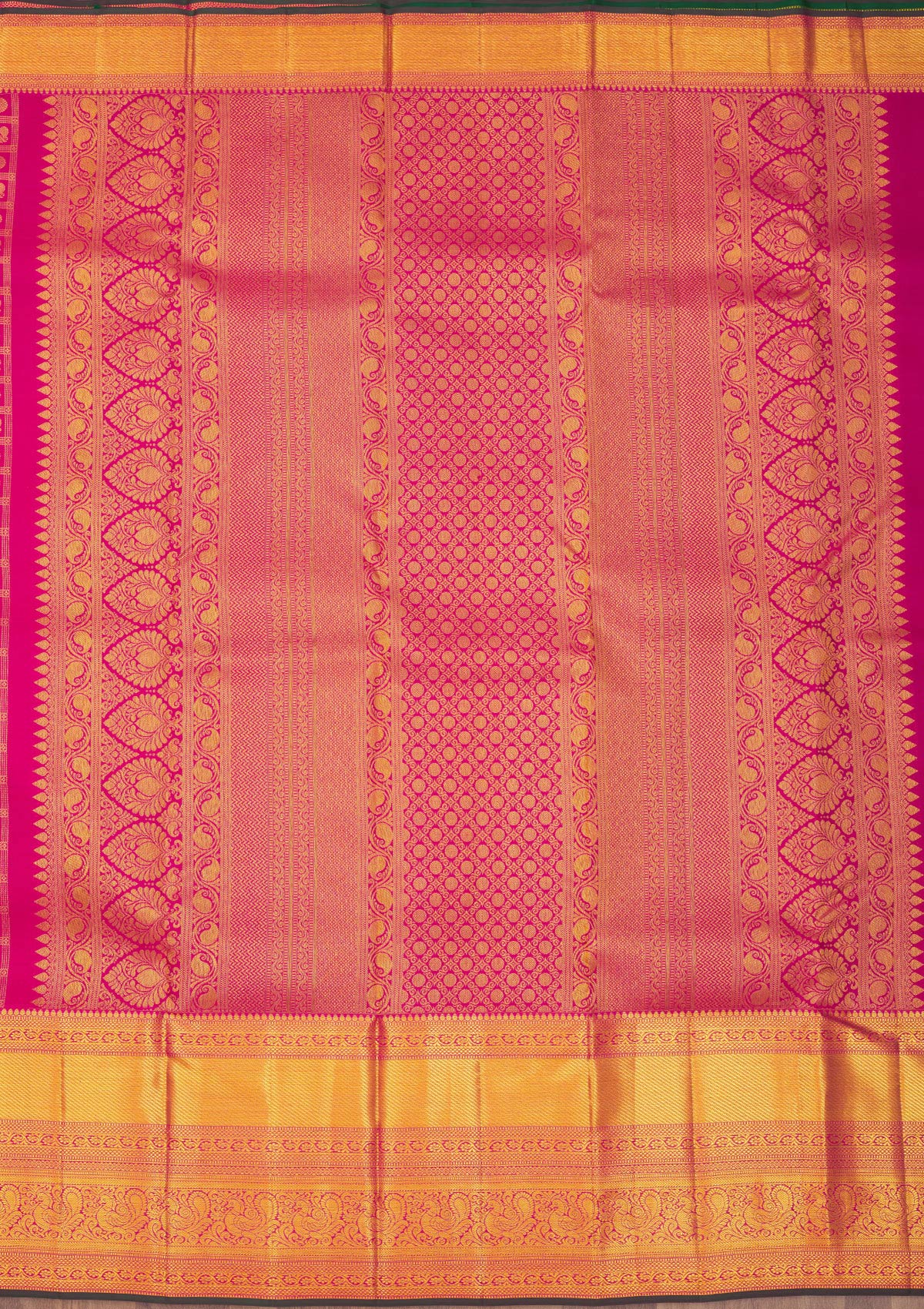 Wine Zariwork Pure Silk Saree-Koskii