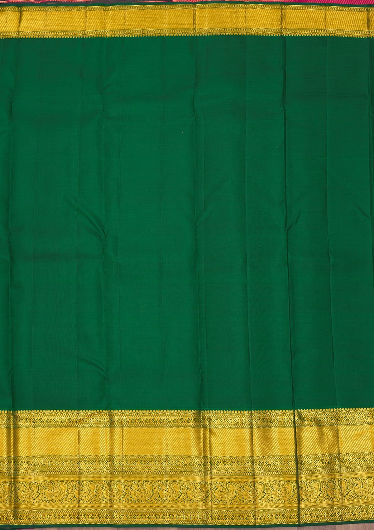 Wine Zariwork Pure Silk Saree-Koskii