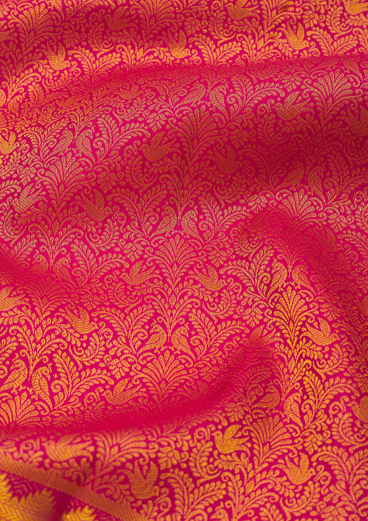 Wine Zariwork Pure Silk Saree-Koskii