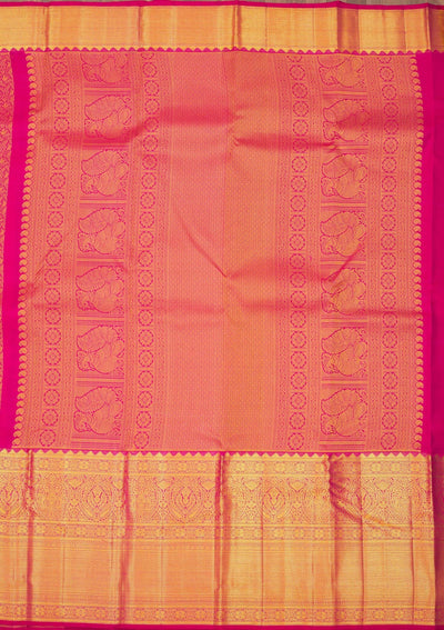 Wine Zariwork Pure Silk Saree-Koskii