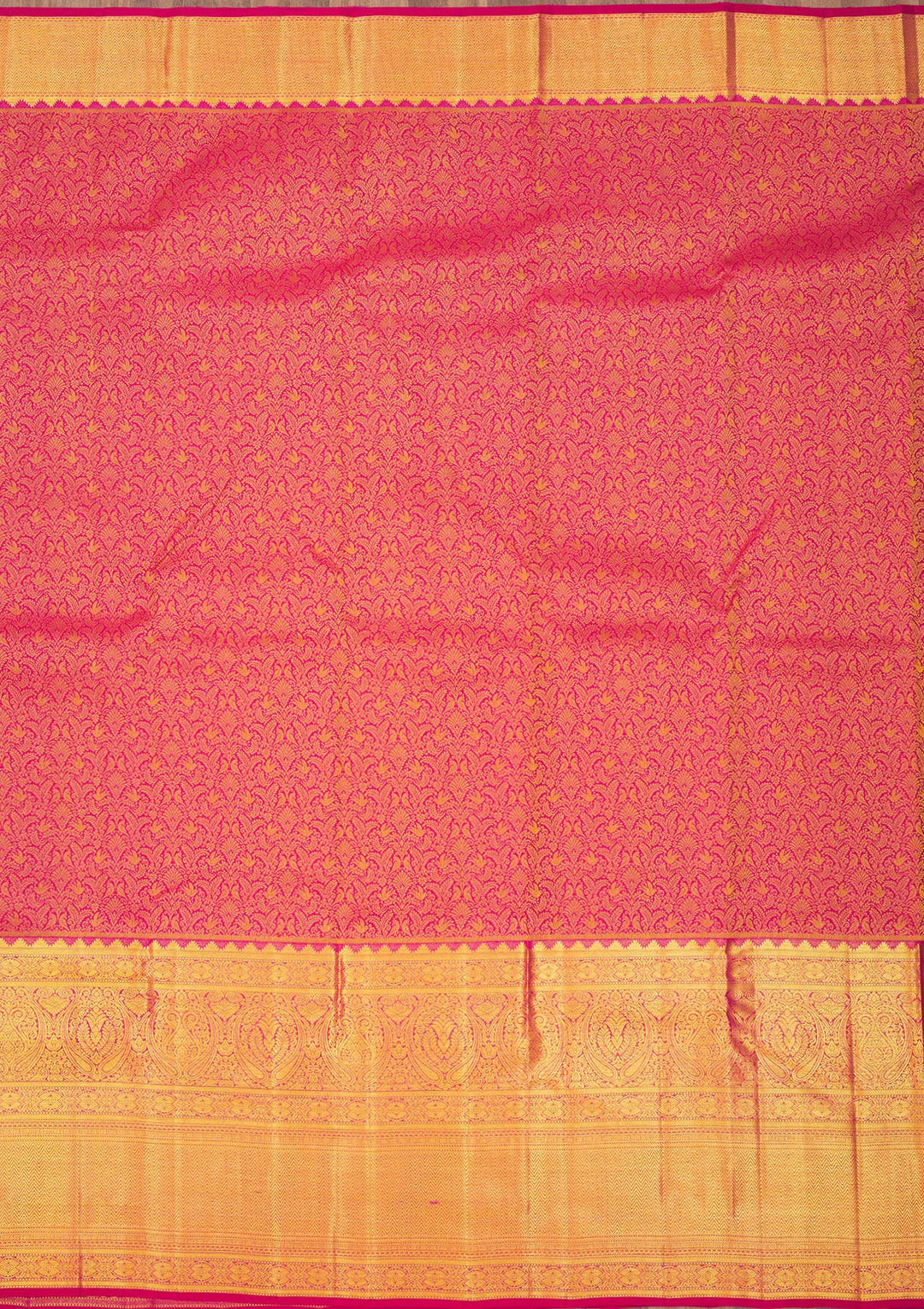 Wine Zariwork Pure Silk Saree-Koskii