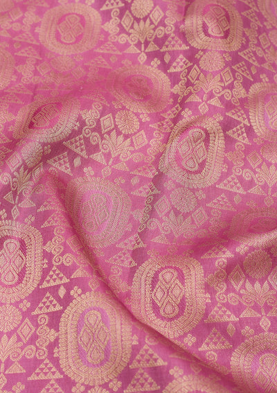 Wine Zariwork Pure Silk Saree-Koskii