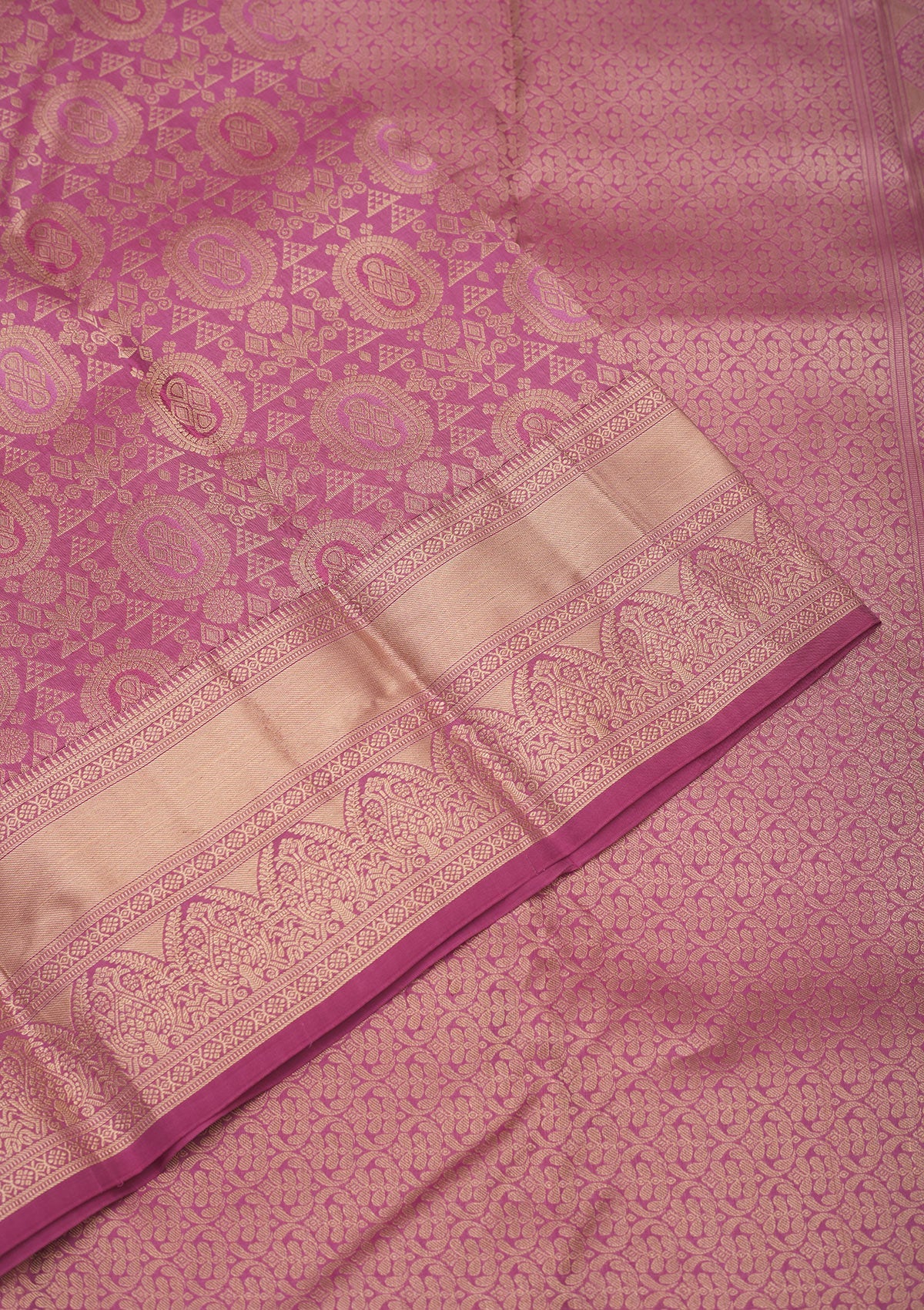 Wine Zariwork Pure Silk Saree-Koskii