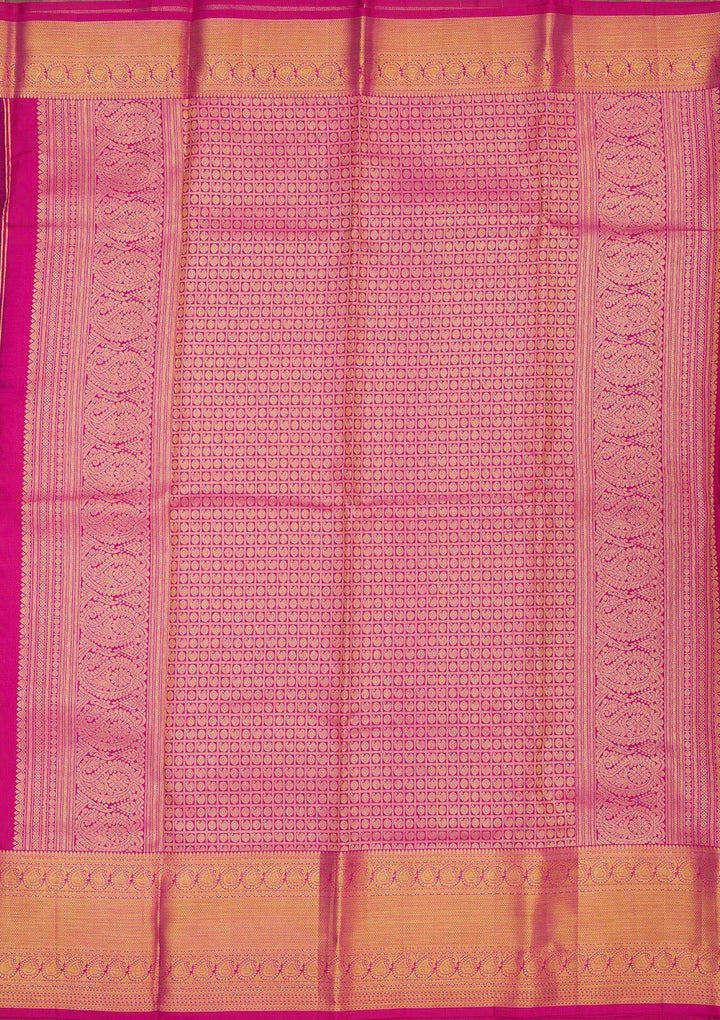 Wine Zariwork Pure Silk Saree-Koskii